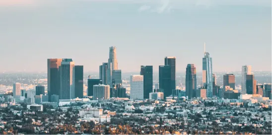 Los Angles sky line